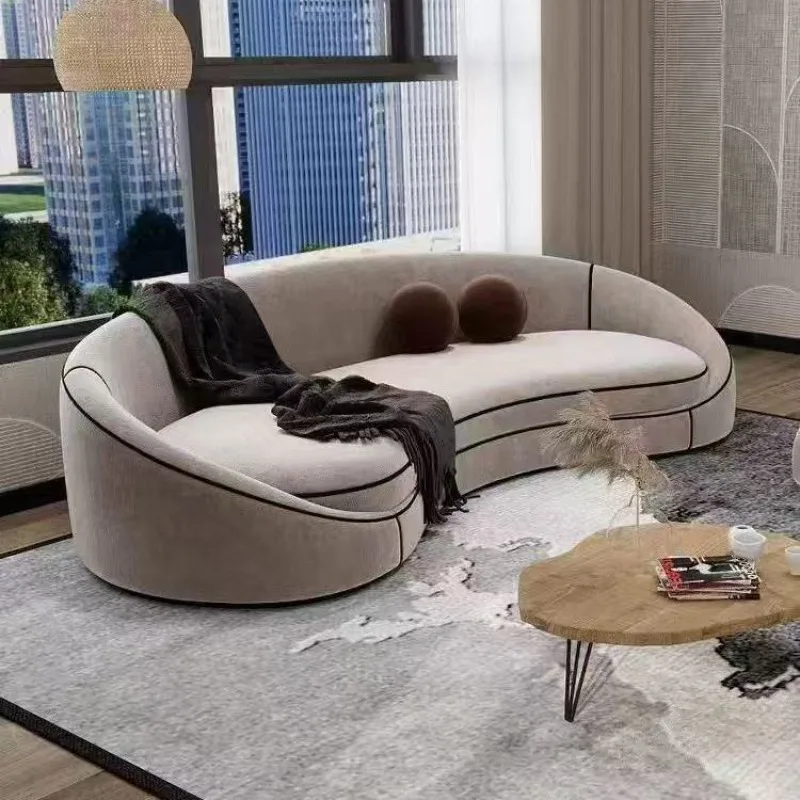 Small apartment living room designer beauty salon office reception sofa