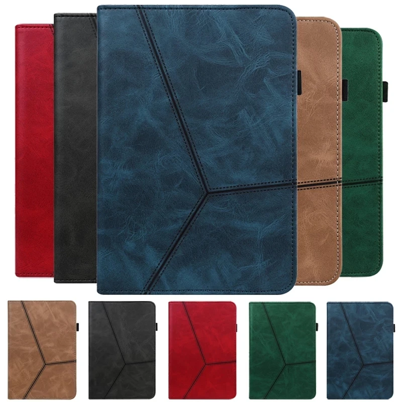 Funda de cuero de lujo para Samsung Tab S7 Fe, carcasa de 12,4 pulgadas con soporte para tableta Galaxy Tab S8 Plus S7 Plus Tab S7 Fe