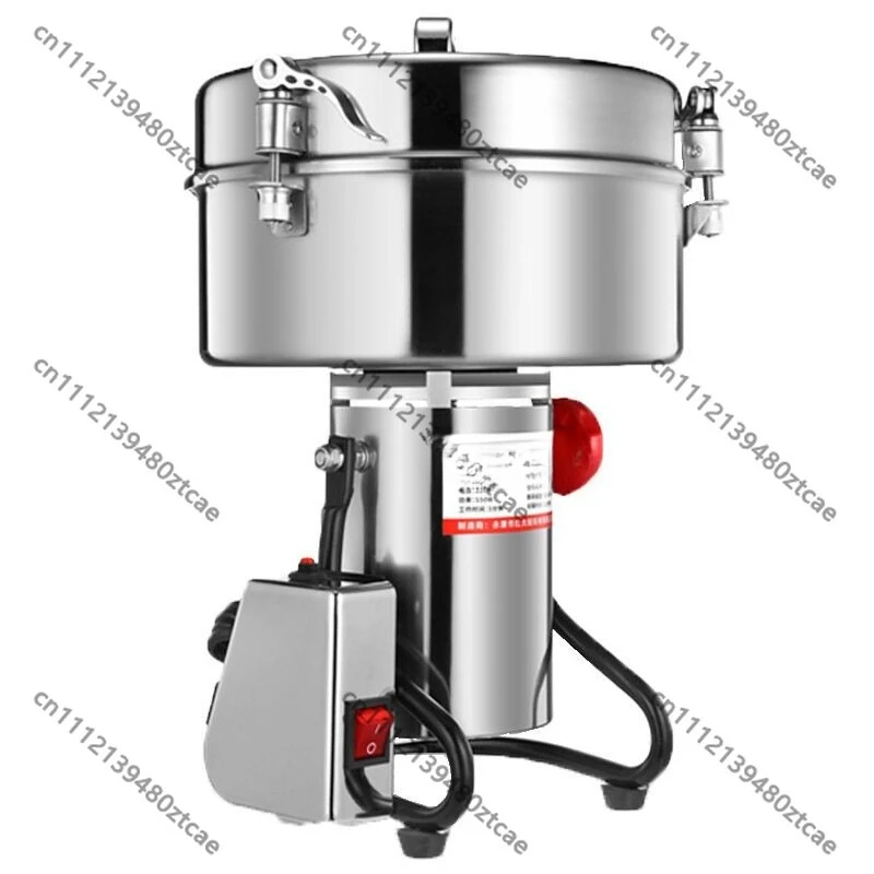 4500G Dry Food Grinder Machine Stainless Steel Spice Coffee Grain Cereal Herbal Powder Mill Crusher For Kitchen Home Use