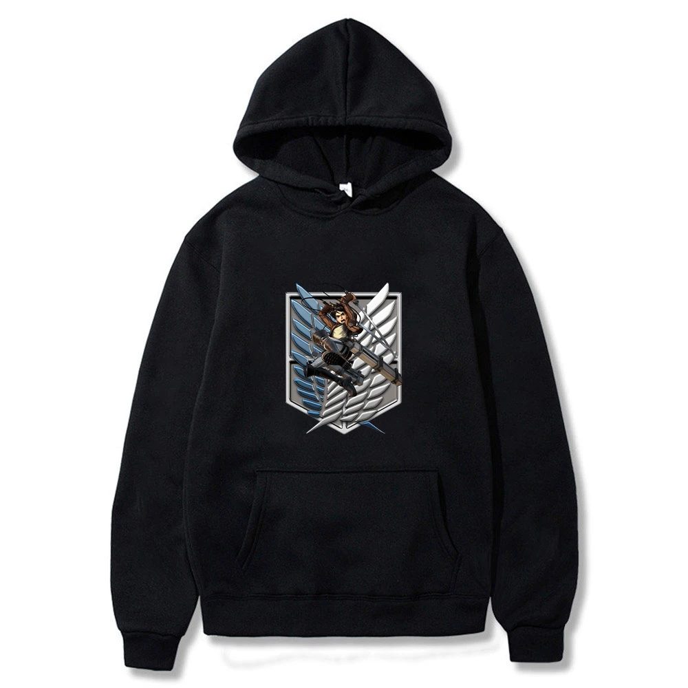 

Attack On Titan Final 4 Season Sweatshirts Japanese Anime Shingeki No Kyojin Hoodies Titans Attack Eren Yeager Clothes Cartoon