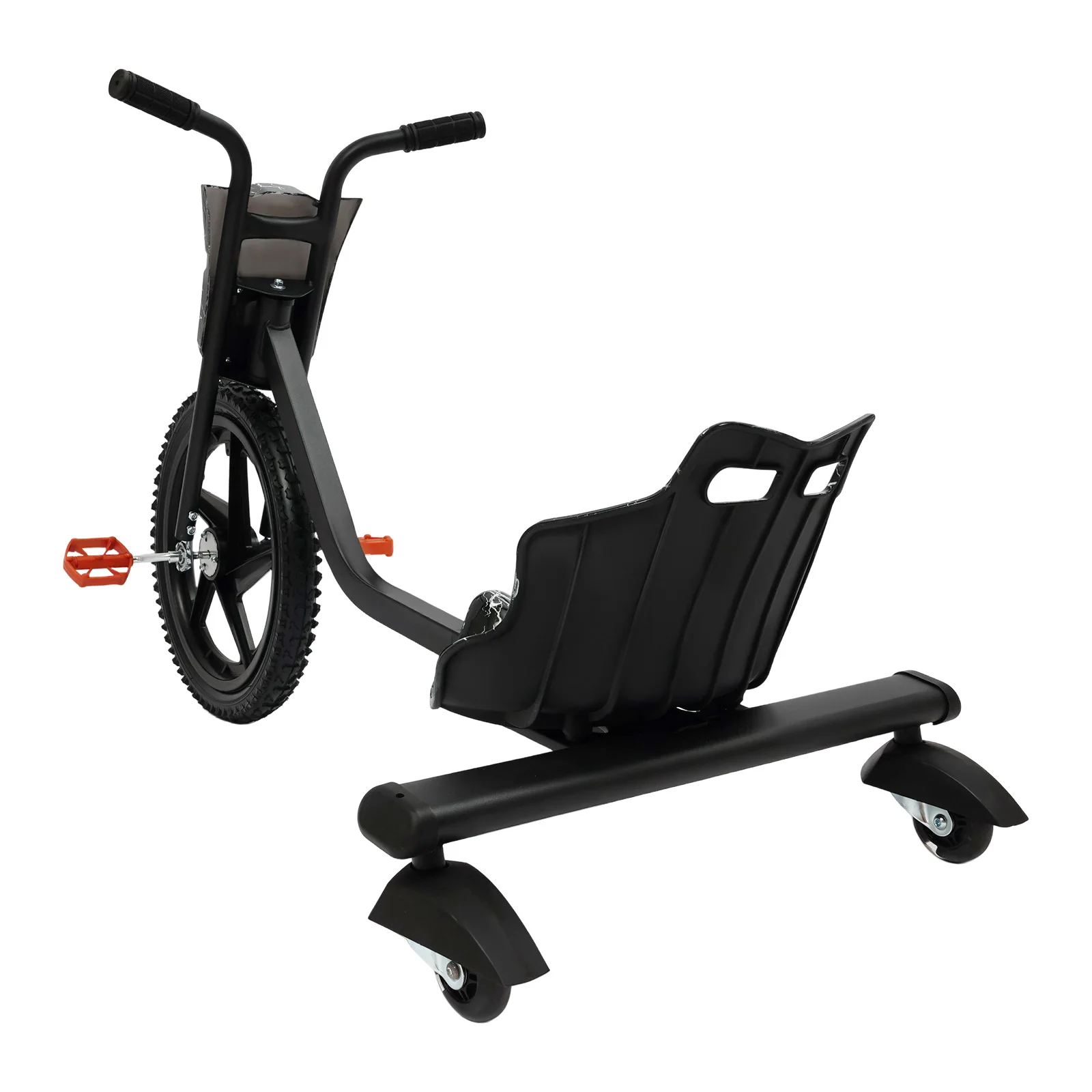 Kinder-Dreirad, Pedal-Dreirad, nicht angetrieben, Drift-Kart, Balance-Auto, Drifting Scooter Drifter für 6 Jahre – Detail 6