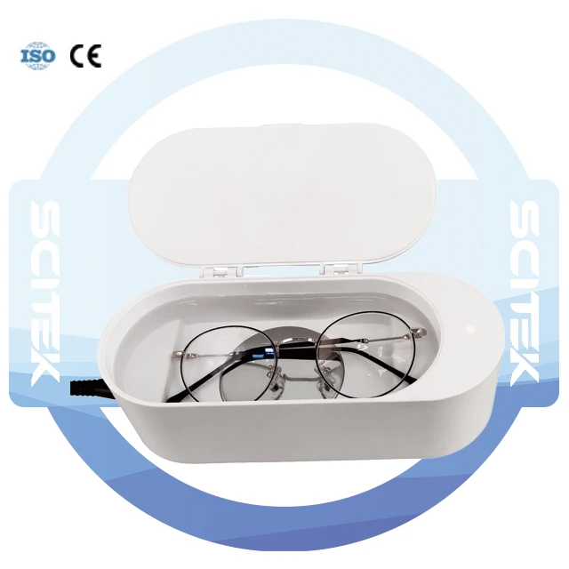 Portable Ultrasonic Cleaner 0.4L Ultrasonic Cleaning Machine for Glasses