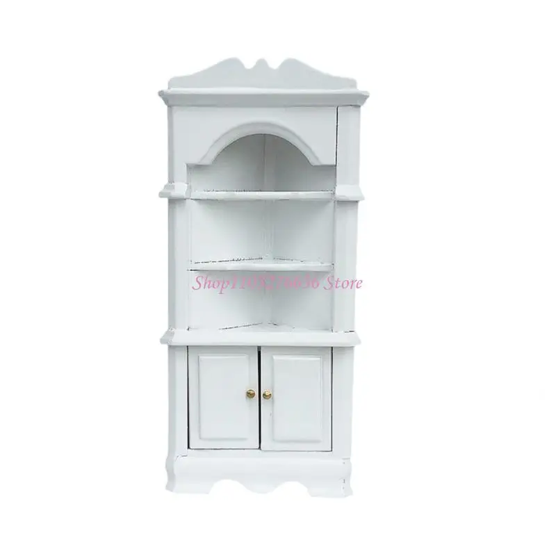 

R6FD DIY миниатюрные деревянные кукольные домики, мебель, шкаф, ремесло для создания реалистичной модели сцены для спальни и