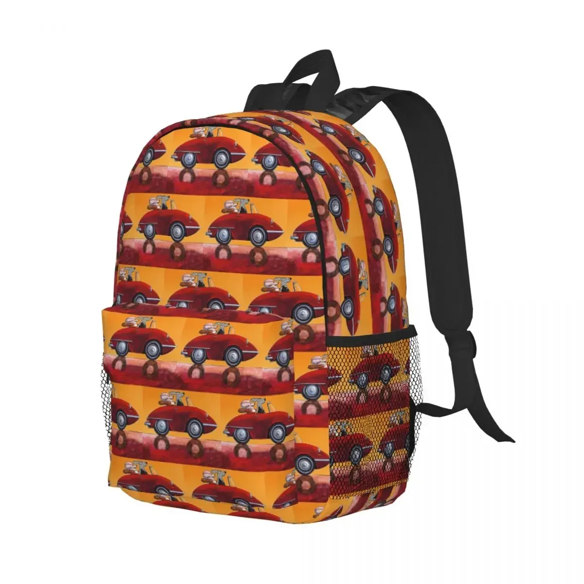 

Рюкзак с героями мультфильмов для вождения автомобиля, студенческий рюкзак для мальчиков и девочек, детская школьная сумка, компьютерные сумки на плечо для мужчин и женщин