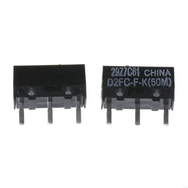 D2FC-F-K Mouse Micro Switch Black Switches Buttons for Gaming Mouse 4Pcs 50M 