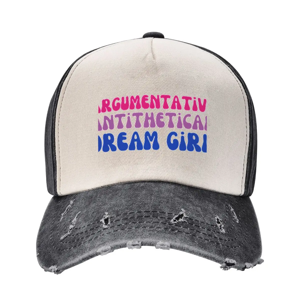 argumentative antithetical dream girl - bisexual Baseball Cap custom Hat birthday Luxury Woman Men's