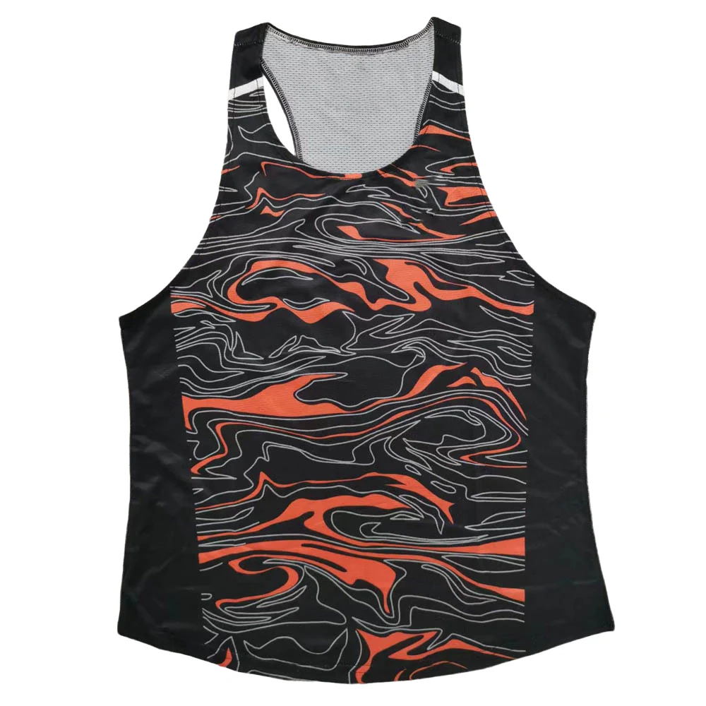 Brand Run Athletics Tank Top Runnning Speed Singlet Fitness Shirt Mens Clothing Guys Sleeveless Vest Athlete Track Field Singlet