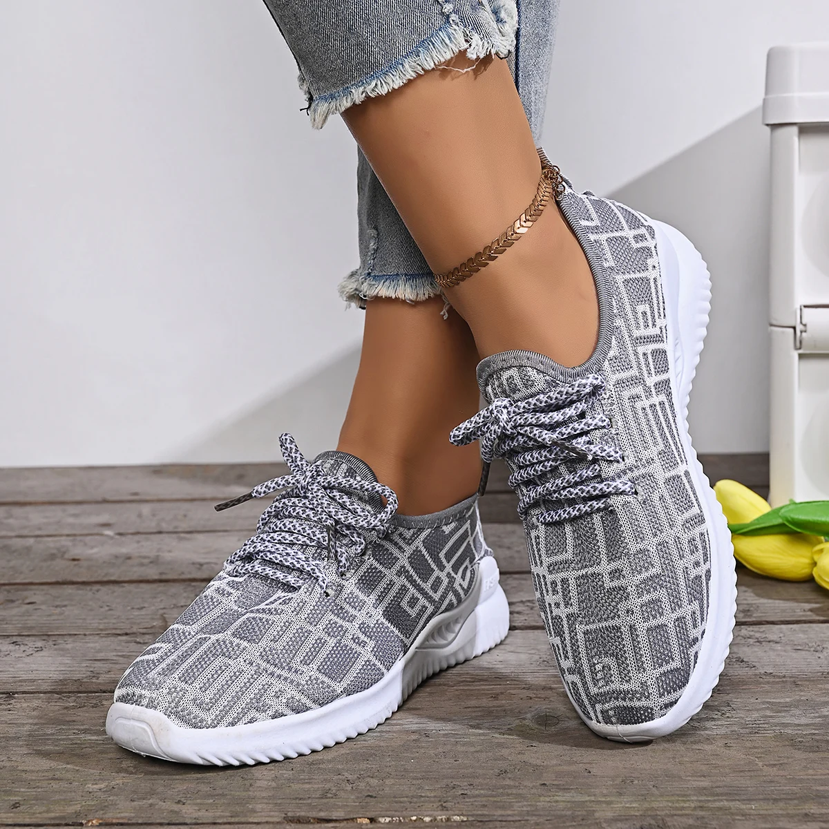 รองเท้าวิ่งสตรีรองเท้าผ้าใบผู้ - Running Shoes Women บทวิจารณ์และราคา