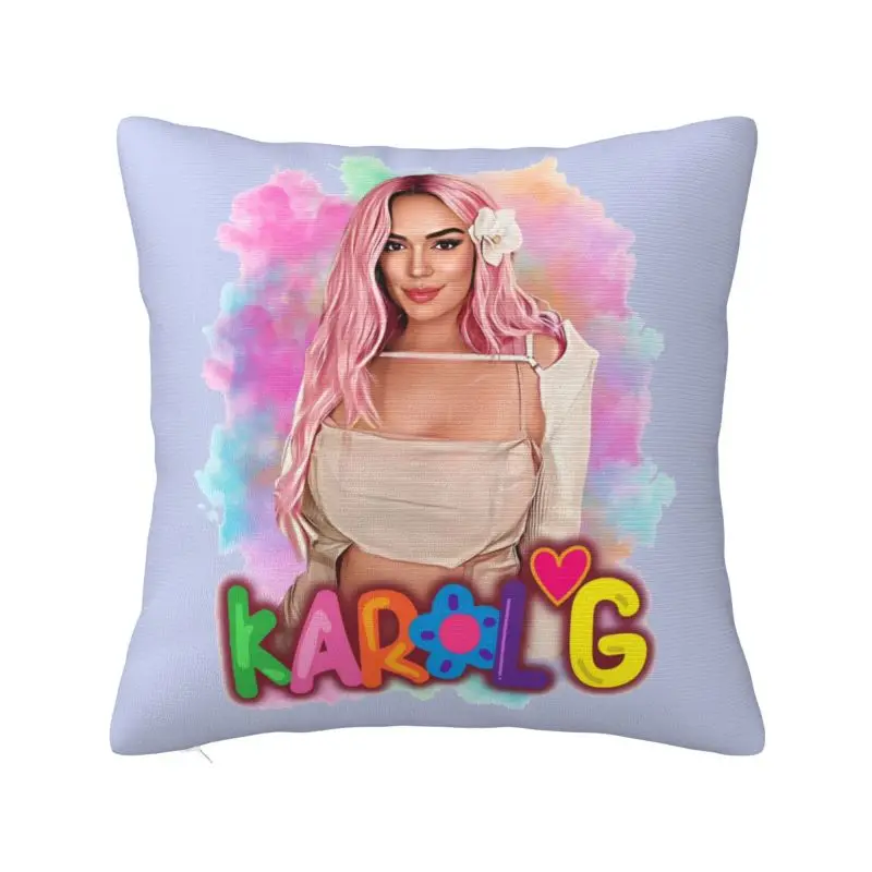 Custom Singer K-Karol Singer G Cushion Cover 3D Printing Square Throw Pillow Case for Living Room Pillowcase Home Decoration