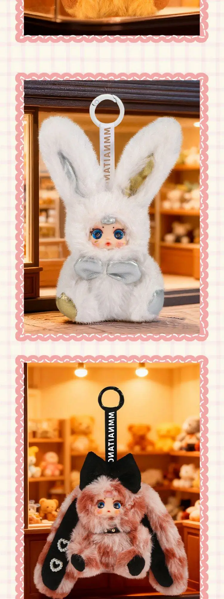 MM Milchbonbon Mini-Hasen-Überraschungsbox Niedliche Plüsch-Hasenpuppe Exquisites Taschenzubehör Mystery Box Sammelspielzeug Geschenk für Mädchen – Detail 5