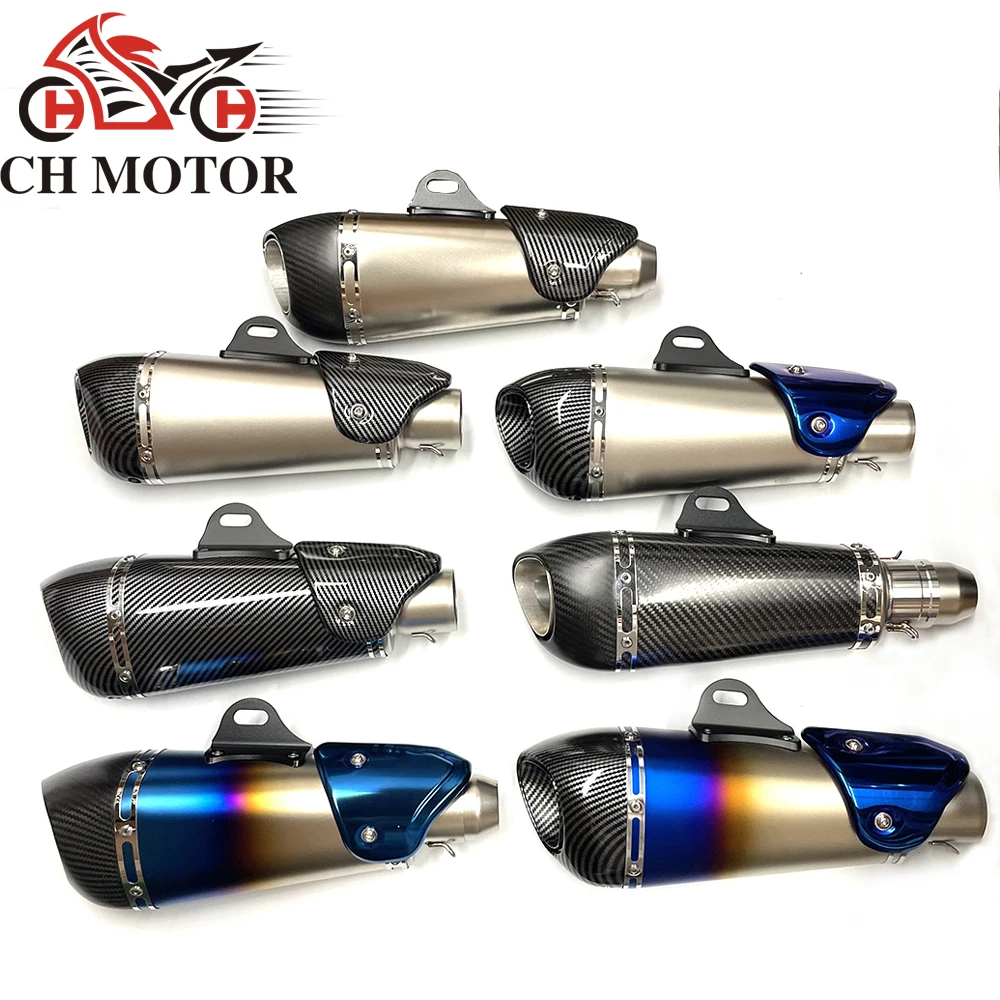slip on  51mm Universal motorcycle exhaust alpha Escapes Para Motos for R3 MT07 FZ1 R6 R15 ZX6R ZX10 Z900 Z400 1000  CH MOTOR