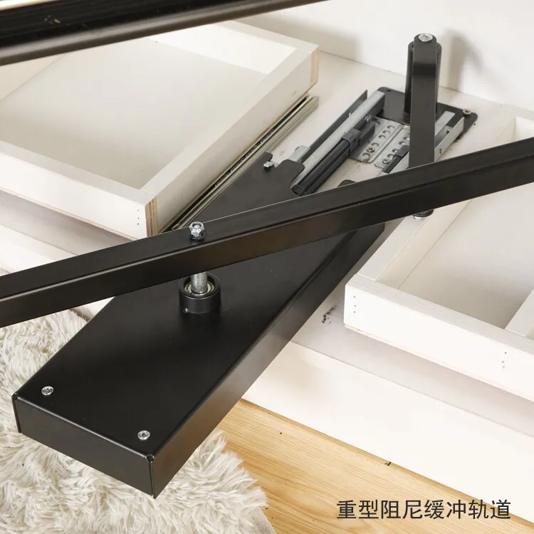 360 degree rotating shoe rack to upgrade damping track