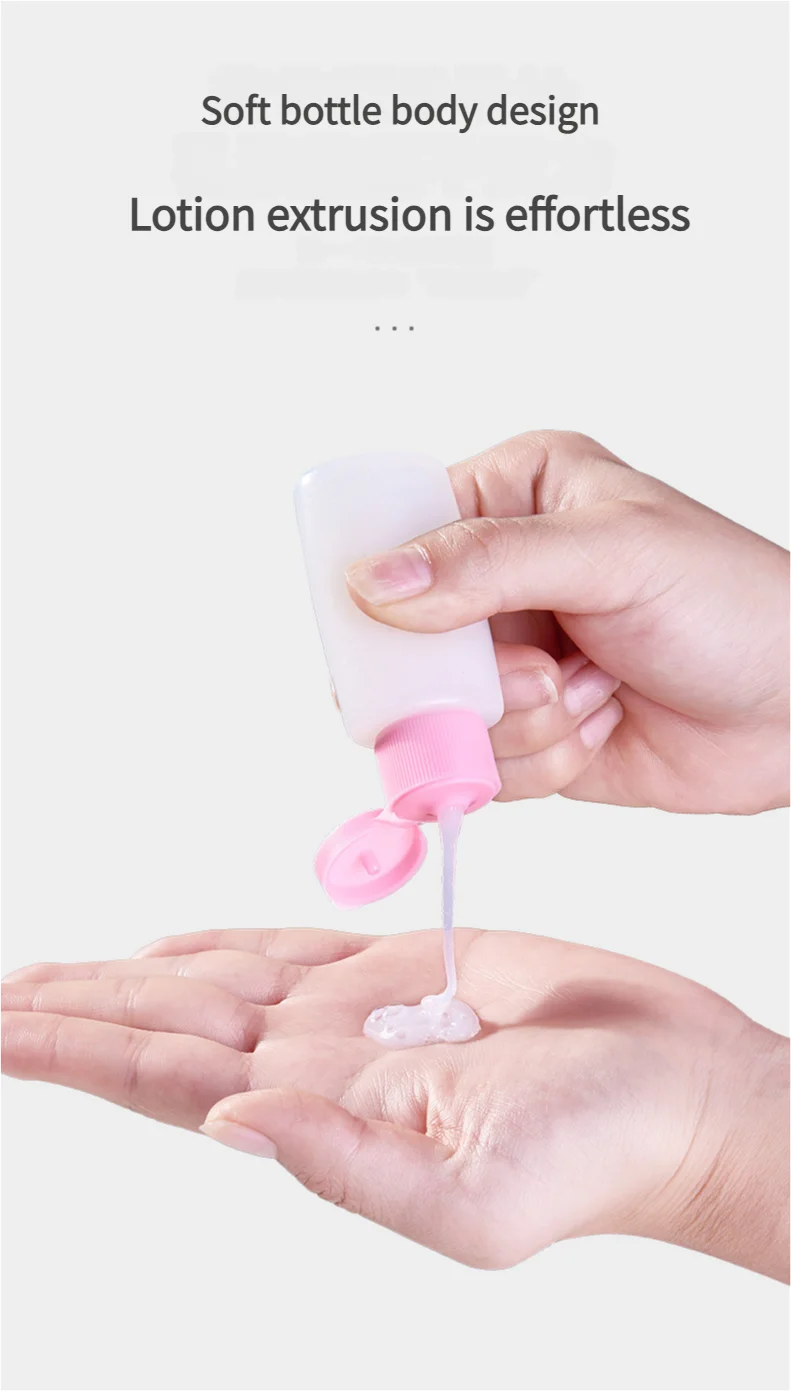 11-teiliges tragbares Reiseflaschen-Set, Mini-Größe, leere Sprühflaschen, Cremetiegel, Flüssigkeitsröhrchen für Kosmetikbehälter, Lotion, Seifenfläschchen – Detail 4