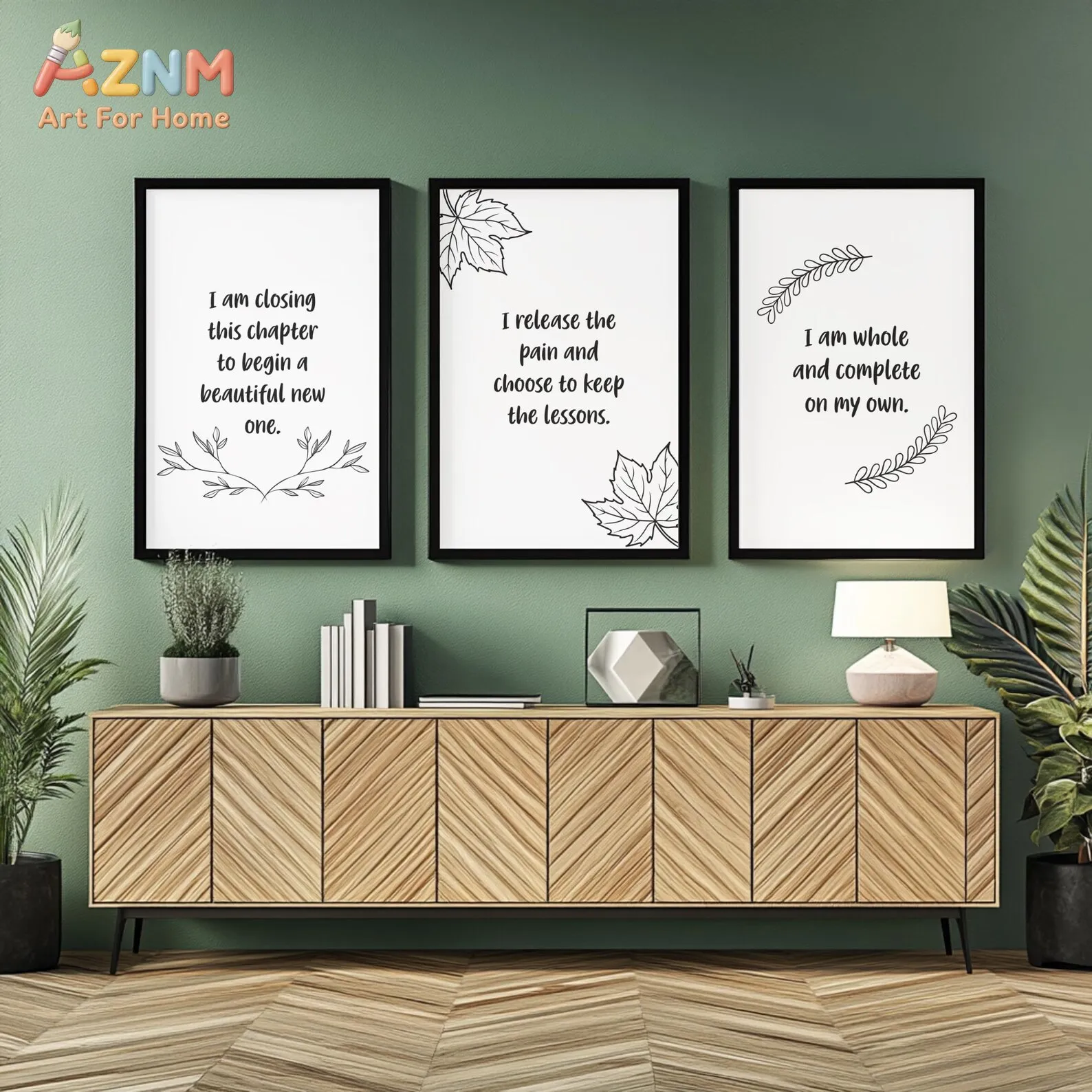 Ensemble de 3 impressions d'af - Healing Wellness avis et prix