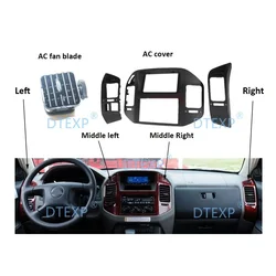 Shell 1 Pcs AC Cover for LHD Montero MR402450 Dashboard Air Conditioner Vent Outlet for Pajero V70 Fan Blade Leaf for Shogun V60