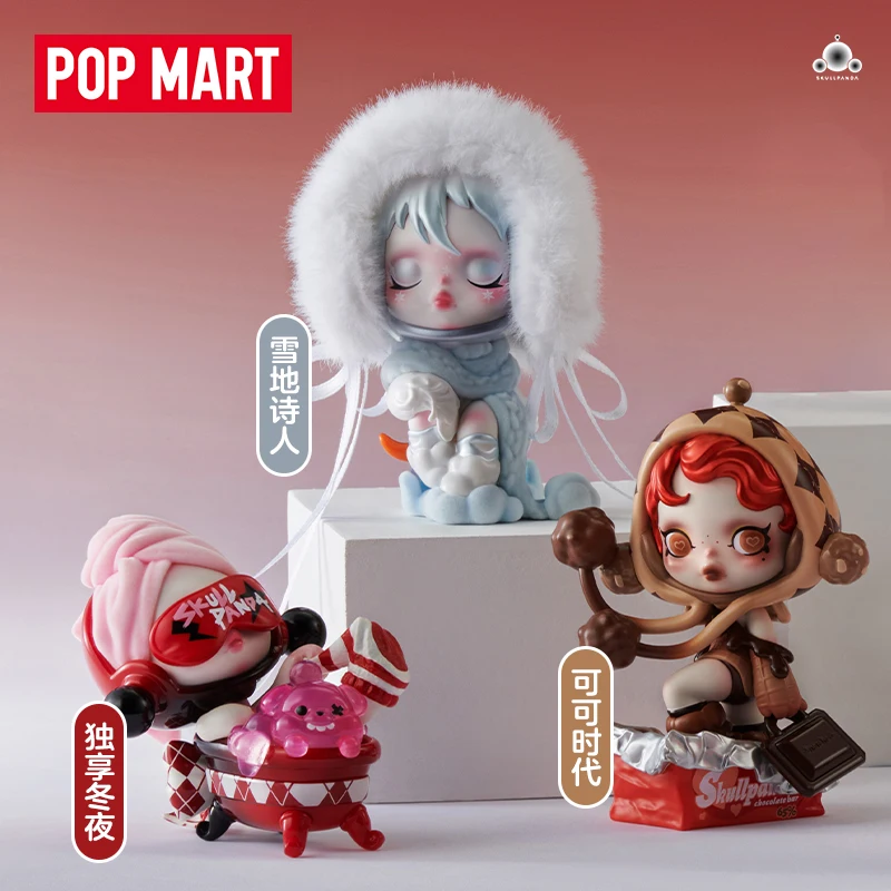 New Skullpanda Tell Me What You Want Series Christmas Limited Edition Figurine Let It Snow Model Cute Toy As I Wish Gift