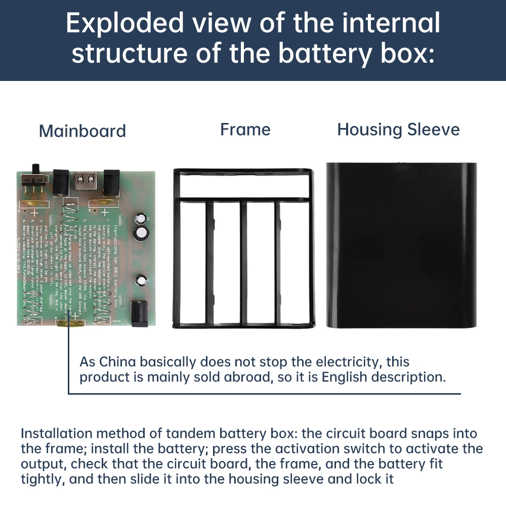 5V 9V 12V UPS Lithium Battery Soldering Free DIY Kit 3 x 18650 Battery Power Bank Box for Car DVR WiFi Router Modem Speaker