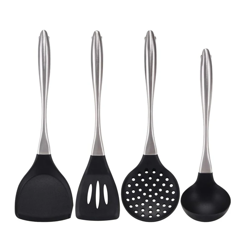 

Kitchen Reusable Cooking Utensil Set, Non-Stick Glass Kitchen Gadget Set, Home Essential Kitchen Gadgets