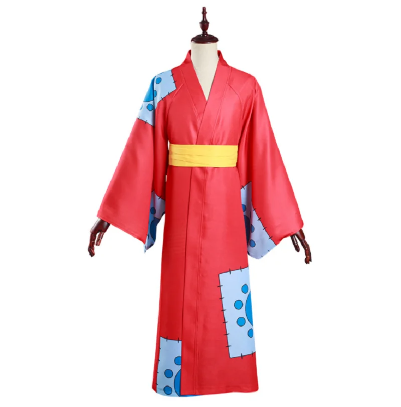 

Kostum Cosplay Monyet Negara Wano Satu Potong Set Kimono Karnaval Halloween Set Dewasa Jimat Khusus