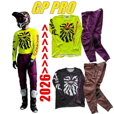 2026 FH Flo Yellow Mx Jersey And Pant Motorcycle Suit Enduro Suit Off Road Motocross Jersey and Pant Dirt Bike Kit