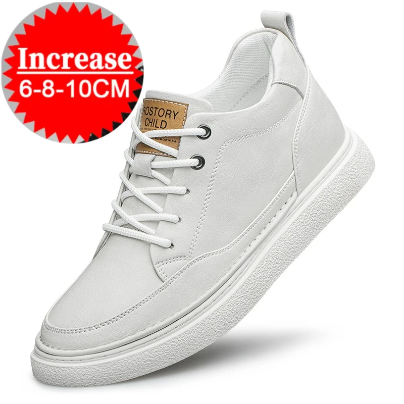 

Genuine Leather Height-enhancing Men's Shoes 6/8cm Elevator Shoes Breathable Men's Sports Shoes High-quality Designer