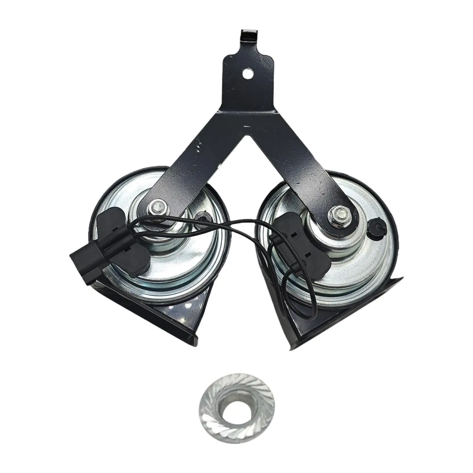 Car Dual Horn Assembly Accessory 8C2Z-13832-c High Performance, Parts Premium Loud Clear Low and High Pitch Horn Replace