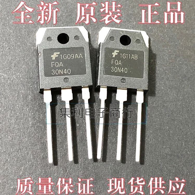 10PCS/Lot FQA30N40  MOS  TO-3P 30A 400V    In Stock Imported Original Fast Shipping Quality Guarantee