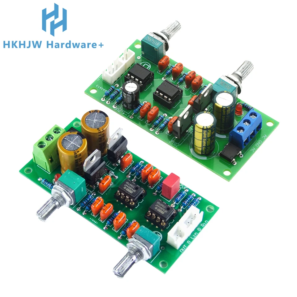 Dual Power Low-pass Superheavy Subwoofer Filter Board Bass Split Filter Machine Finished Kit PCB Empty Board