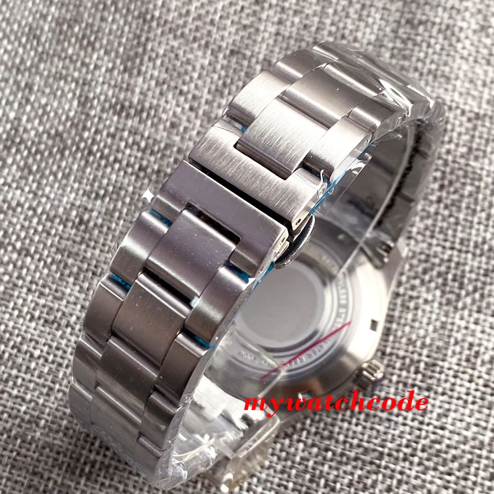 20mm Width Stainless Steel Watch Band for 36mm NH35A Pilot Watch Parts 316L Bracelet Strap