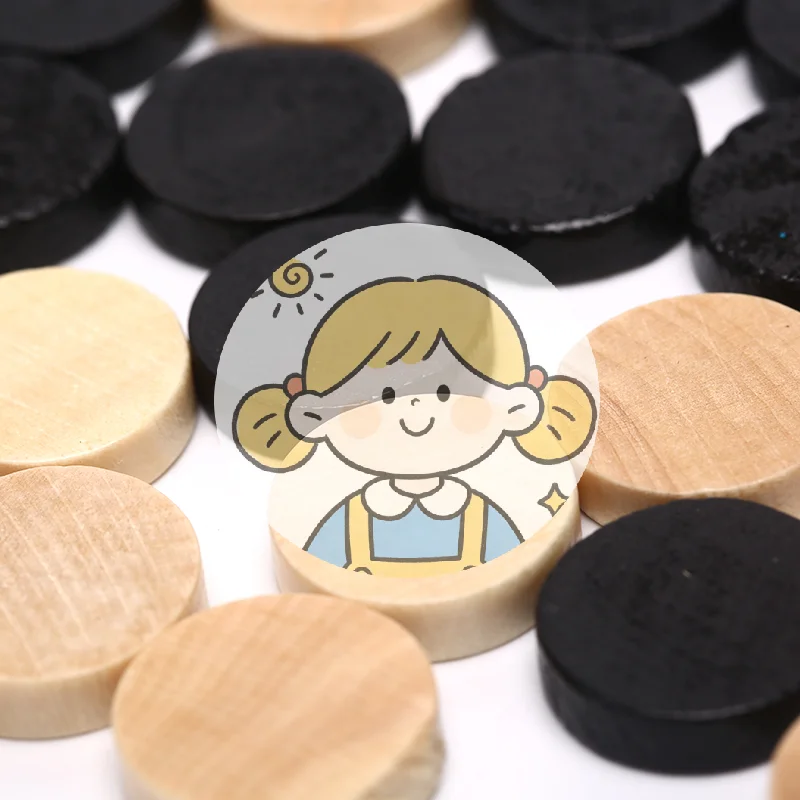 

[LA]30Pcs Checkers Chess Pieces With 2 Dice Kids Board Game Camping Toy