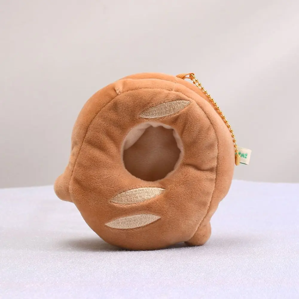 Gift Bread Series Cartoon Plush Doll Multicolor 10CM Plush Toy Keychain Bear Rabbit Hanging Fluffy Animal Pendant