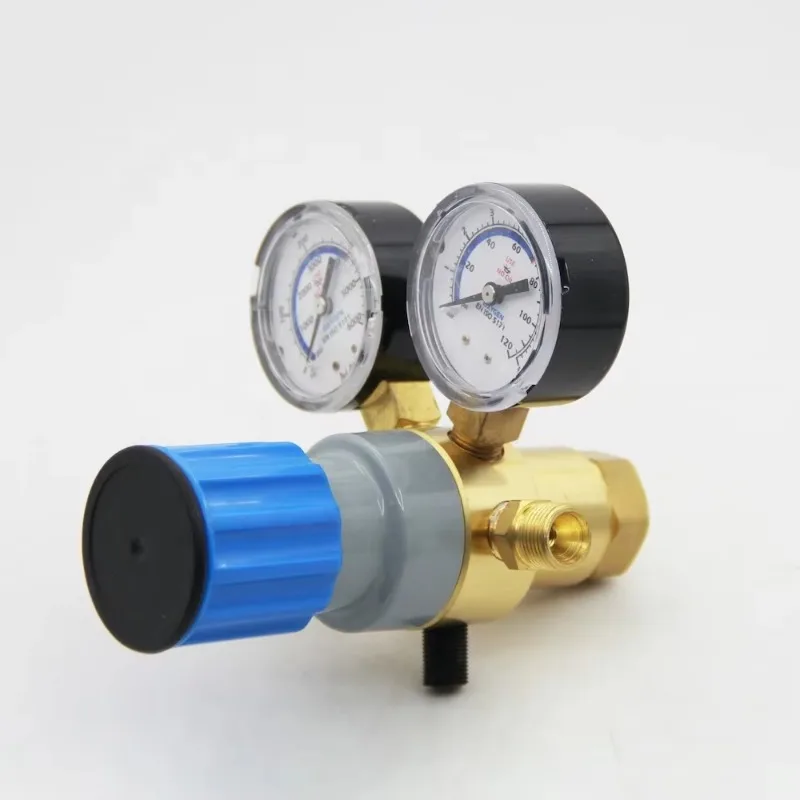 DEM CR2801 Industrial Adjustable Brass Body Oxygen Cylinder Two-Stage Argon Oxygen Regulator