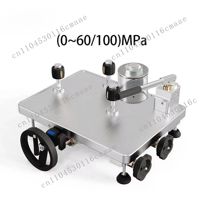 Stable Pressurized Hand Pump Lab Calibration Pressure Comparator Hydraulic Pressure Calibration Bench Pump 0-1000 Bar 0.1kPa