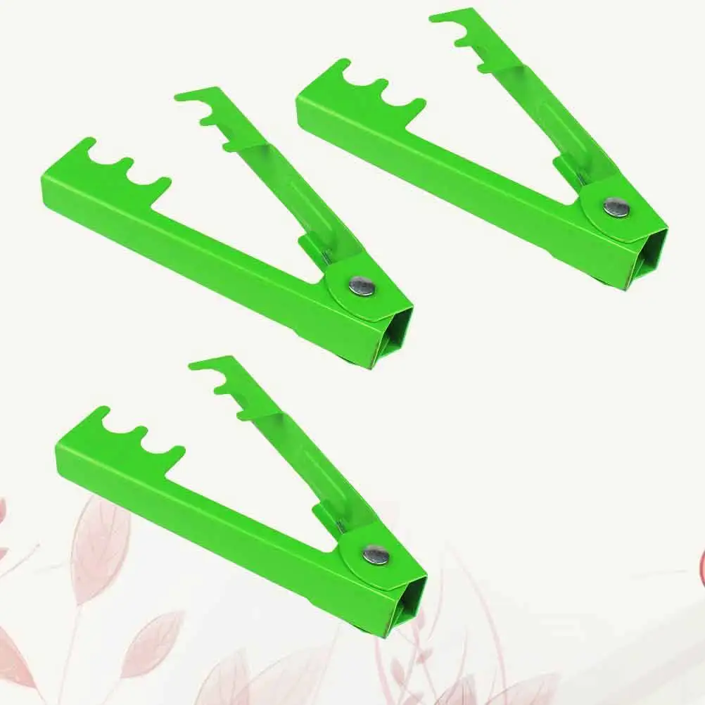 Alicates de rosas, herramienta peladora para flores, jardín, Metal, ligero, duradero, mango de resorte seguro, 3 uds.