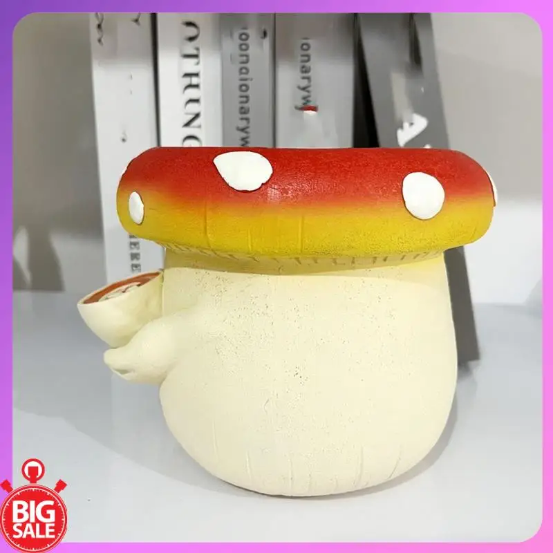 大きな取引かわいいベリーキノコプランター、排水管付きのカラフルでユニークな多肉植物ポット、植物用のレインボー小型ボディフラワーポット