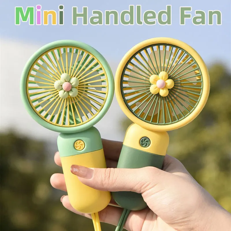 Mini Handheld Fan,Portable Small Electric Fan,USB Charging Convenient,Natural Wind High Quality Student Office Cute Cooling Fans