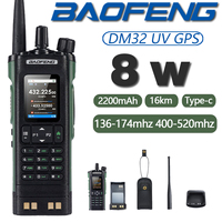 Baofeng DMR DM 32 UV Walkie Talkie CB Dual Band Ham Radio a Pilas Long Range For Camping Two Way Radio Small Portable