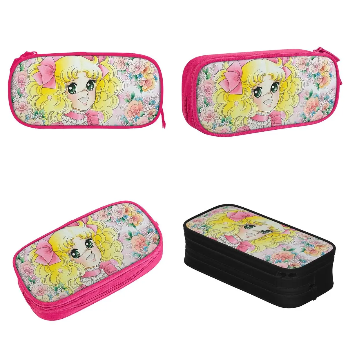 Süßigkeiten Süßigkeiten Anime Bleistift Fälle Spaß Kawaii niedlichen weißen Adley Stift halter Tasche Student große Lagerung Schule liefert Geschenke Bleistift box