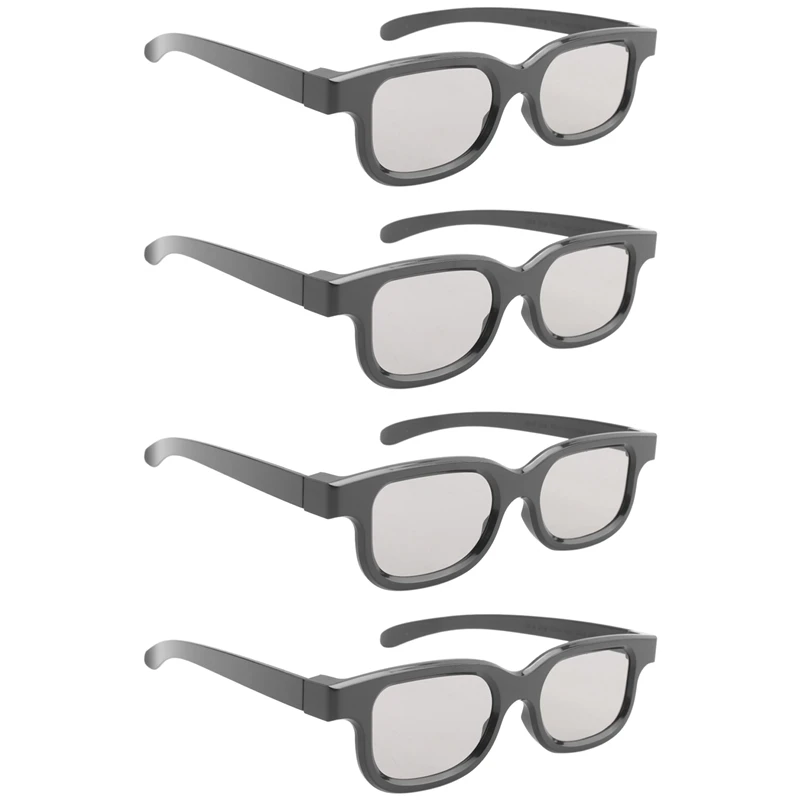 6Pack X(4Pcs Polarized Passive 3D Glasses for Cinema IMIX Screen