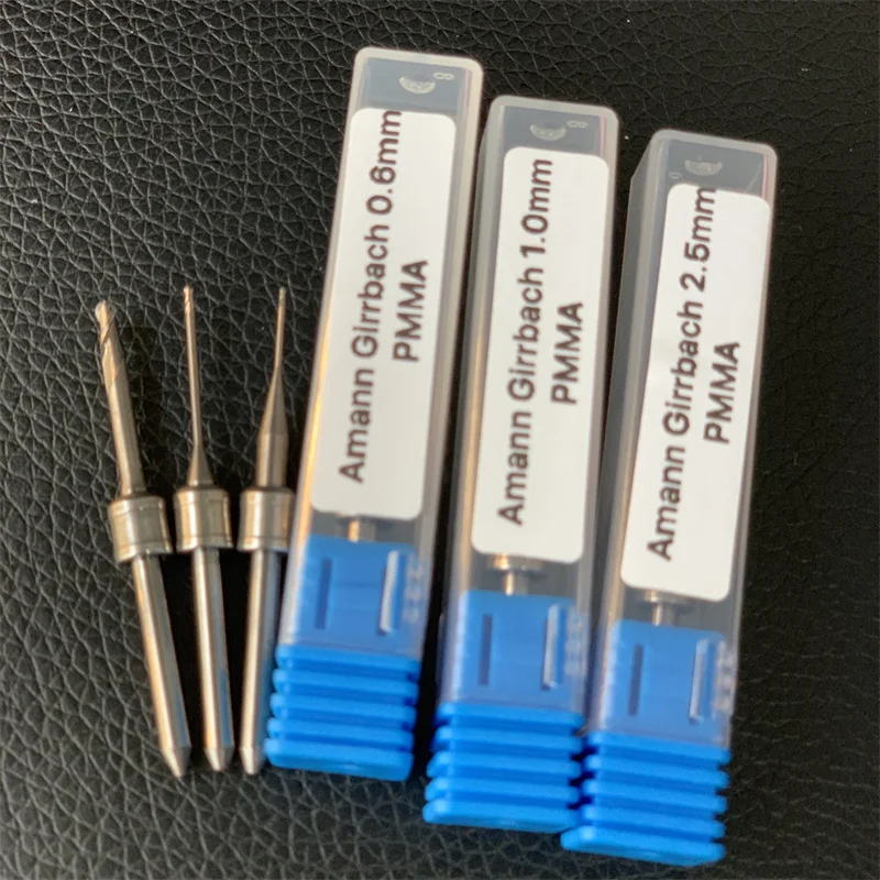 1 piece (DC 500teeth )Dental Milling Cutter Amann Girrbach Zirconia needle 0.3mm  0.6mm 1.0mm 2.5mm