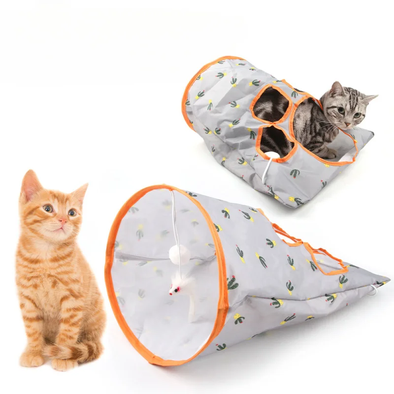 

Madden Teasing Cat Sticks Cat Toys To Relieve Boredom Cat Drills Bags To Make Noise Paper Cat Tunnels Cats Pet Supplies