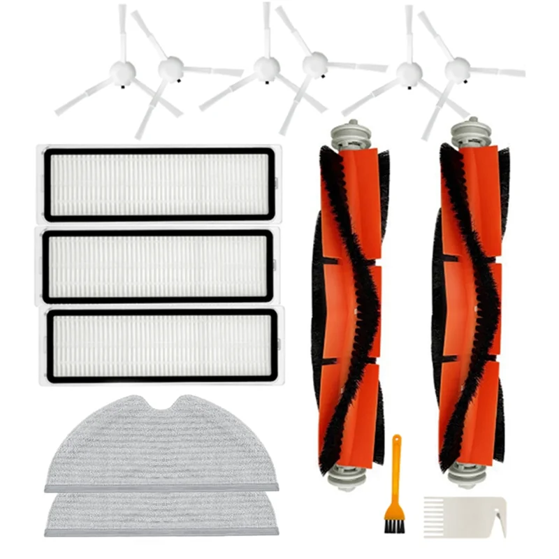 

A33Z-For Xiaomi Robot Vacuum 1C 2C 1T For Dreame F9 Robot Vacuum Spare Parts Main Side Brush Hepa Filter Rag Cloth