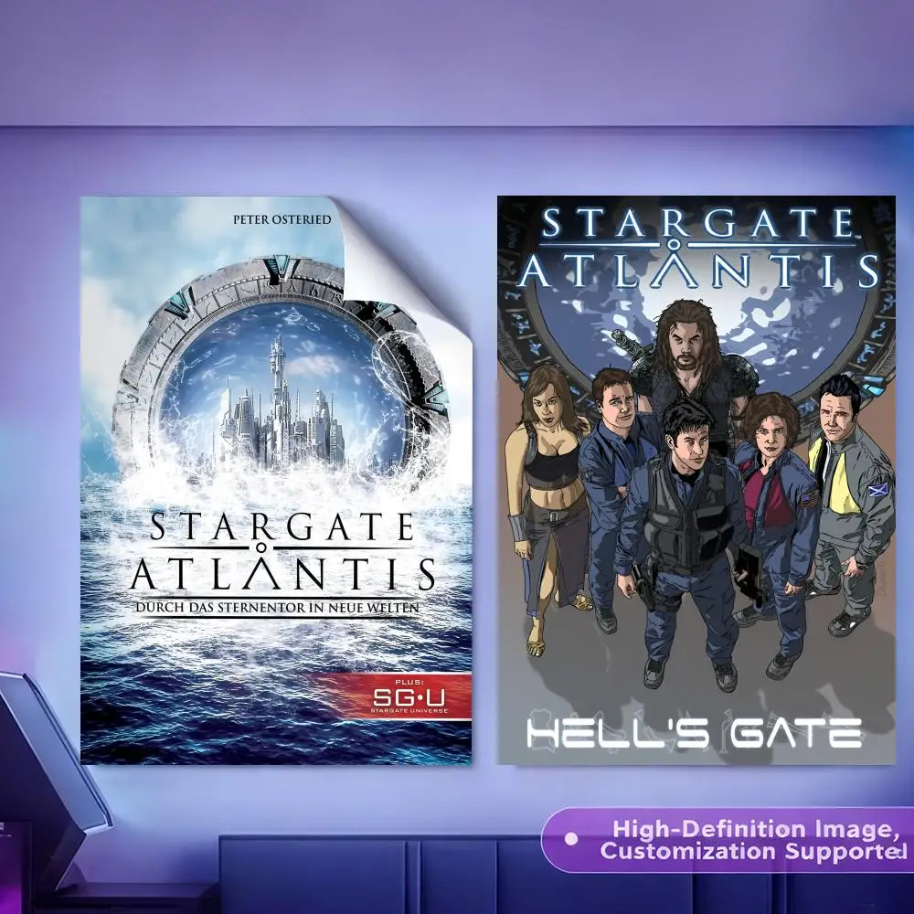Hot Stargate SG-1 TV Painting Calligraphy HD Canvas Poster Crease Free Waterproof All Space Wall Decor