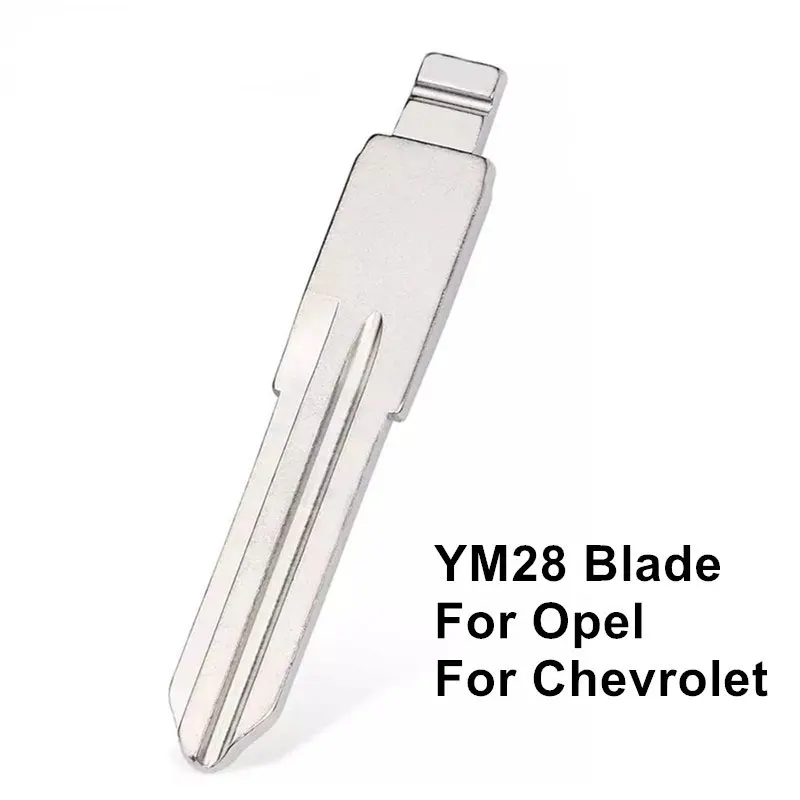 10pcs YM28 HU46 Car Key Blank Universal Metal Remote Key Blade KD Key Blank for Opel for KEYDIY VVDI Xhorse Remote for Opel