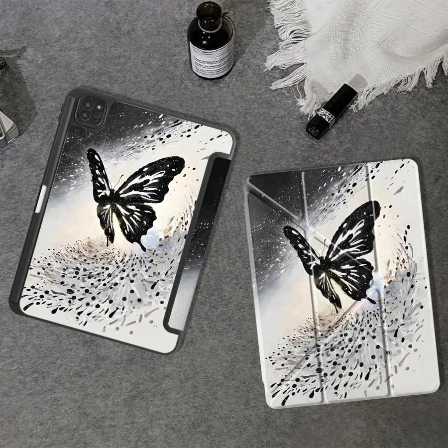 

Чехол-подставка для планшетов iPad Air 4, 5, M3, M2, 1, 2, Mini 6, 7, M4, 11 дюймов, Pro 11-го, 10-го поколений, Pro 2025, 9-го, 8-го, 7-го поколений, 12.9 дюймов. Красивый дизайн.