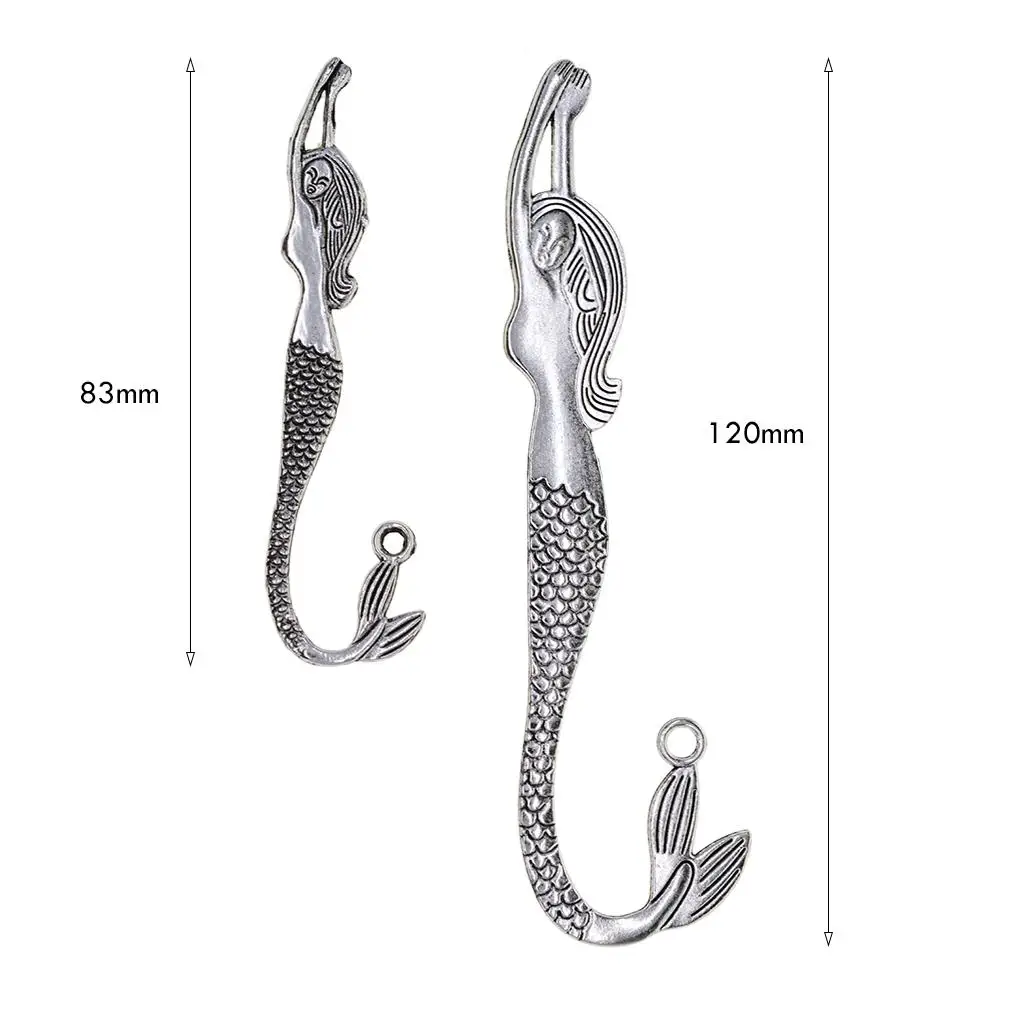 10 قطع حورية البحر المعادن المرجعية الخرز الحرفية DIY المرجعية شنقا سحر