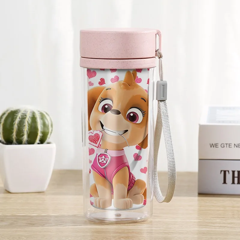 

PAW Patrols Children Cute Plastics Water Cup for Sports Travel School Kids Portable Beverage Juice Cold Drink Bottle Gifts 2025