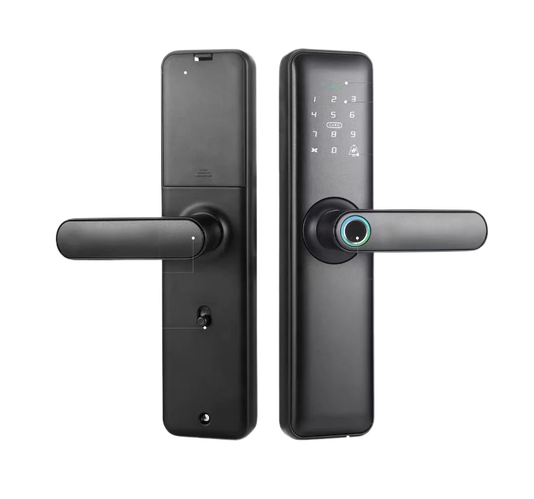 

Деревянный дверной замок с отпечатками пальцев, фолио, деревянная дверь, офисный домашний набор, дверной умный электронный замок