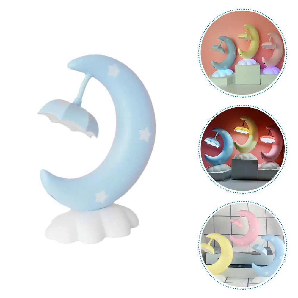 

Led Moon Night Creative Bedside Lamp Cute Decorative Atmosphere Light For Home Bedroom 3D Multifunctional Usb Table Lamp Desktop