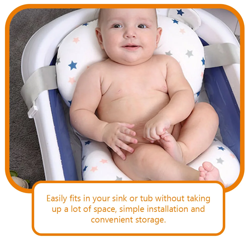 Adjustable Support Floating Newborn Toddler Strong Buoyancy Bathing Mat Most Tubs Gift Idea Summer Bathing Comfort Infant - Image 3